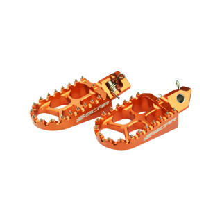 Repose-pieds alu Scar evolution orange | Oxmoto