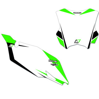 Fonds de plaques Blackbird graphic Kawasaki kx250f | Oxmoto