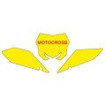 Fonds de plaque Blackbird rouge Suzuki RM-Z450 | Oxmoto
