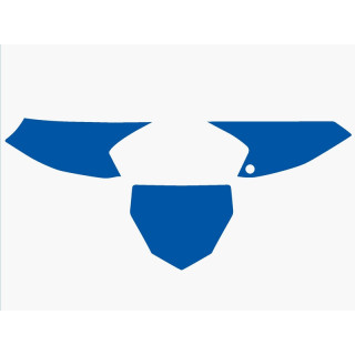 Fonds de plaque Blackbird Yamaha yz65 | Oxmoto