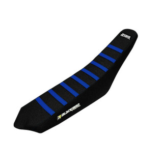 Housse de selle Blackbird zebra noir/bleu sherco se/sef 250/300