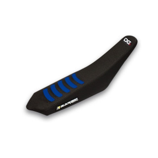 Housse de selle Blackbird Double Grip 3 noir/bleu sherco SE/SEF/SE-R/SEF-R 1E01H