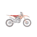 Housse de selle Blackbird zebra Honda crf450 | Oxmoto