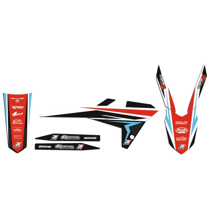 Kit déco Blackbird Dream 4 - Fantic XXF/XEF | Oxmoto