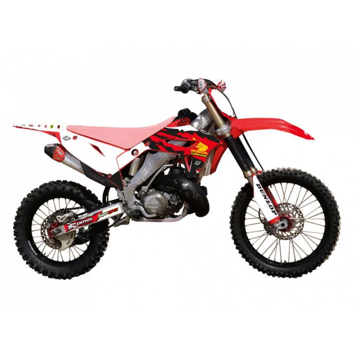 Kit déco Blackbird retro Honda cr | Oxmoto