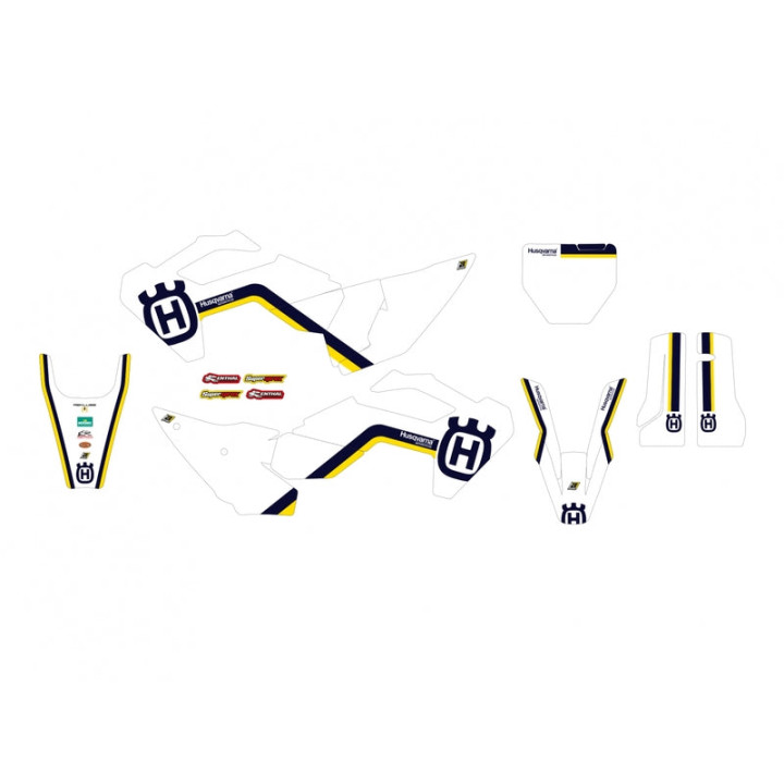Kit complet Blackbird retro Husqvarna fc/tc | Oxmoto