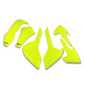 Kit plastiques UFO jaune fluo Husqvarna | Oxmoto