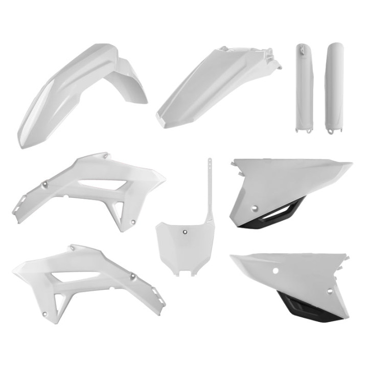 Kit plastiques Polisport blanc Honda CRF450R | Oxmoto