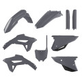 Kit plastiques Polisport gris nardo Honda CRF450R | Oxmoto