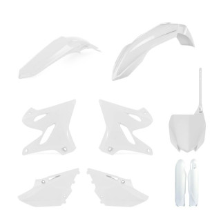 Kit plastiques Polisport blanc Yamaha yz125/250 | Oxmoto