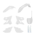 Kit plastiques Polisport blanc Yamaha yz125/250 | Oxmoto