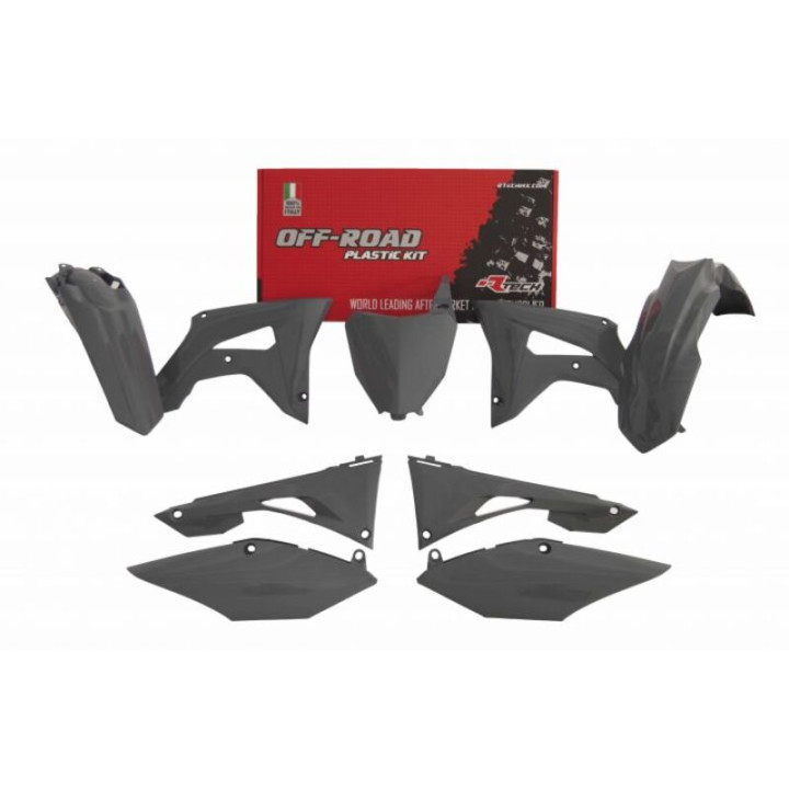 Kit plastiques Racetech Revolution - Quantum Grey Honda CRF