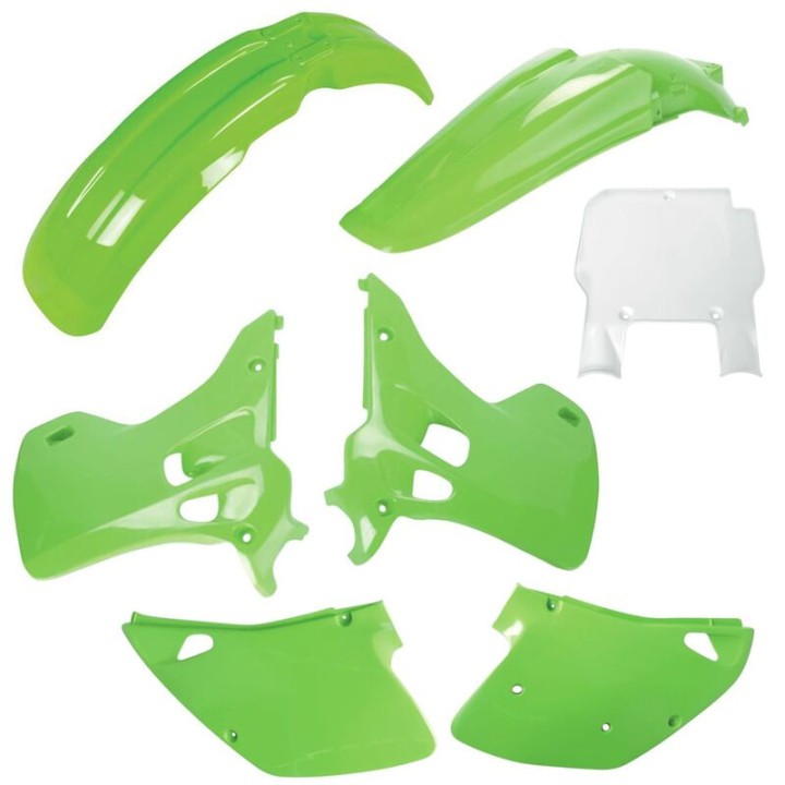 Kit plastiques Polisport couleur origine - Kawasaki KX 125/250