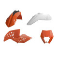 Kit plastiques Polisport couleur origine (08-11) KTM