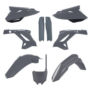 Kit plastique Polisport mx restyling gris Honda cr125 / 250