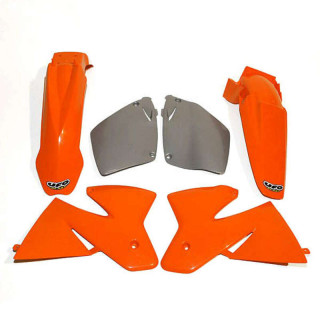 Kit plastique UFO couleur origine orange/gris KTM | Oxmoto