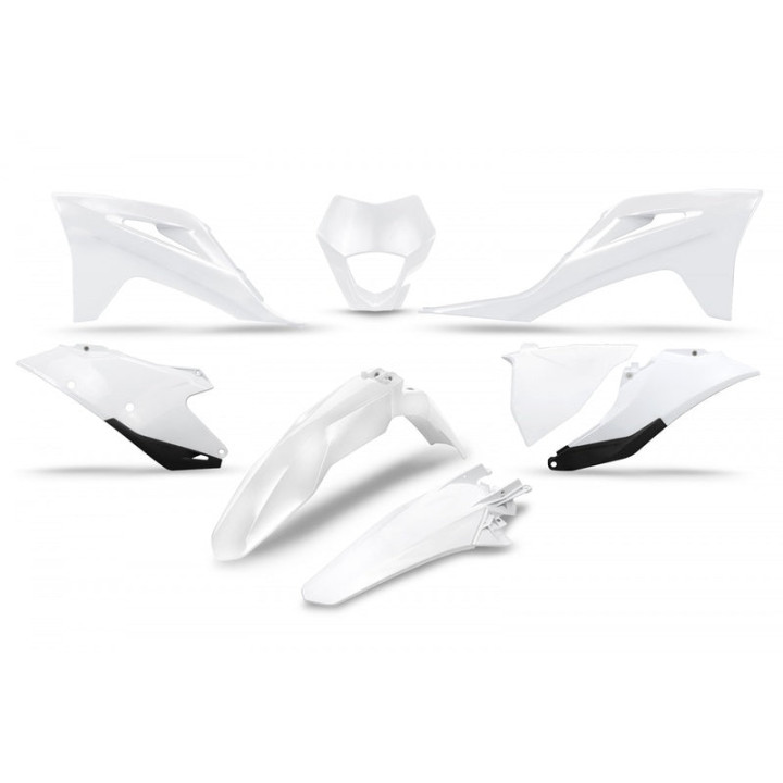 Kit plastiques UFO blanc Gas Gas ec | Oxmoto