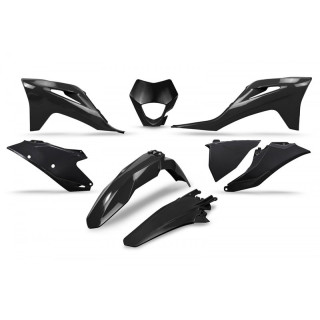 Kit plastiques UFO noir Gas Gas EC | Oxmoto