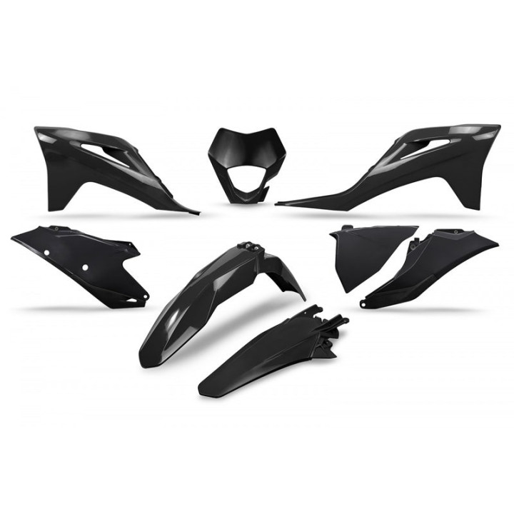 Kit plastiques UFO noir Gas Gas EC | Oxmoto