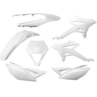 Kit plastique o parts blanc brillant Beta rr 50 (11-20)