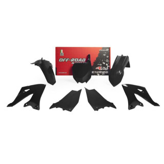 Kit plastiques Racetech - noir Yamaha YZ125/250 | Oxmoto