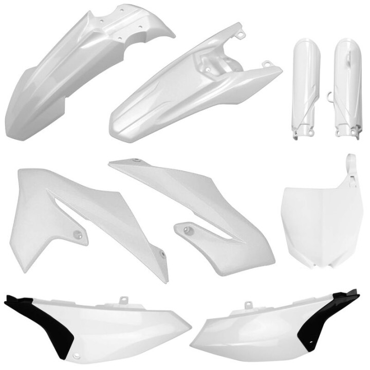 Kit plastiques Polisport blanc Yamaha yz 65 (19-22) | Oxmoto