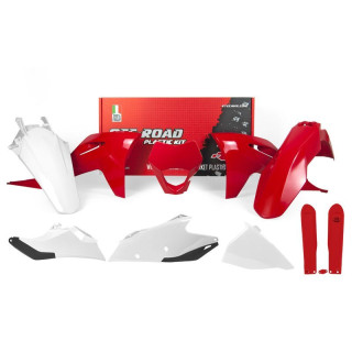 Kit plastiques Racetech - blanc/rouge Gas Gas EC/EC-F