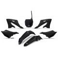 Kit plastiques UFO - noir Yamaha YZ125/250 | Oxmoto