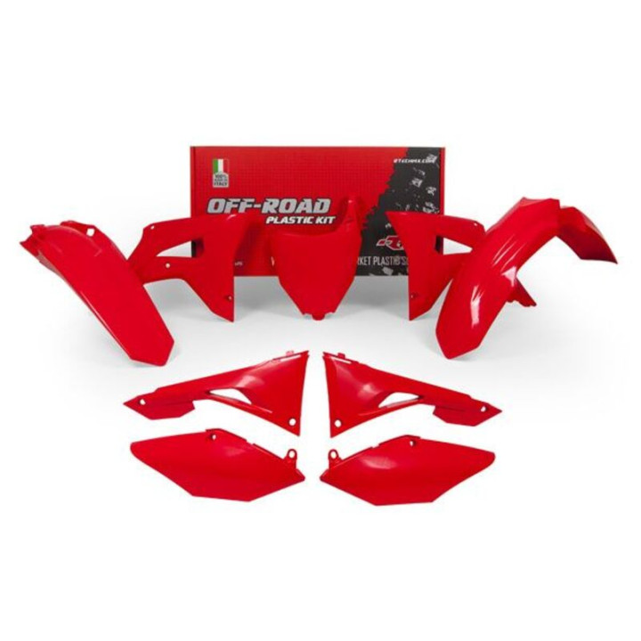 Kit plastiques Racetech rouge Honda crf | Oxmoto