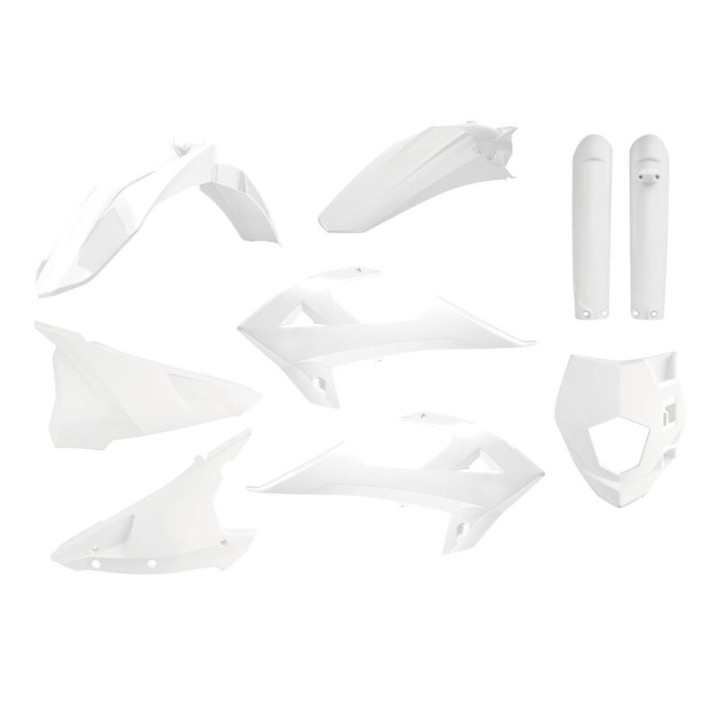 Kit plastiques Polisport blanc Gas Gas | Oxmoto