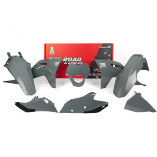 Kit plastiques Racetech - Quantum Grey Gas Gas EC/EC-F
