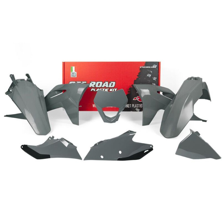 Kit plastiques Racetech - Quantum Grey Gas Gas EC/EC-F
