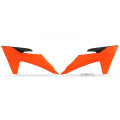 Ouïes de radiateur UFO KTM sx/sx-f orangefluo | Oxmoto