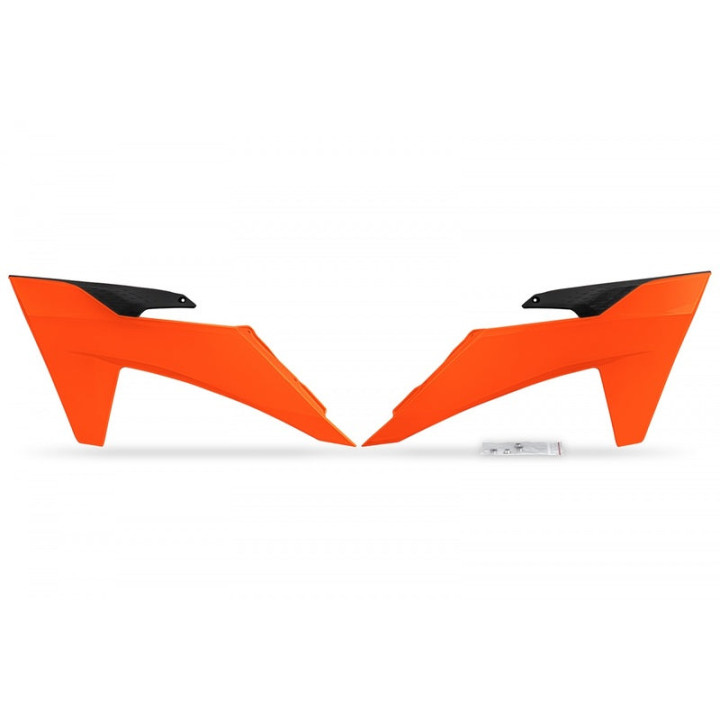 Ouïes de radiateur UFO KTM sx/sx-f orangefluo | Oxmoto