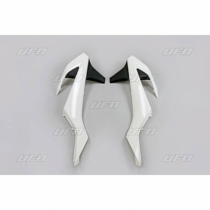 Ouïes de radiateur UFO couleur origine 2017 blanc/noir KTM sx/sx-f