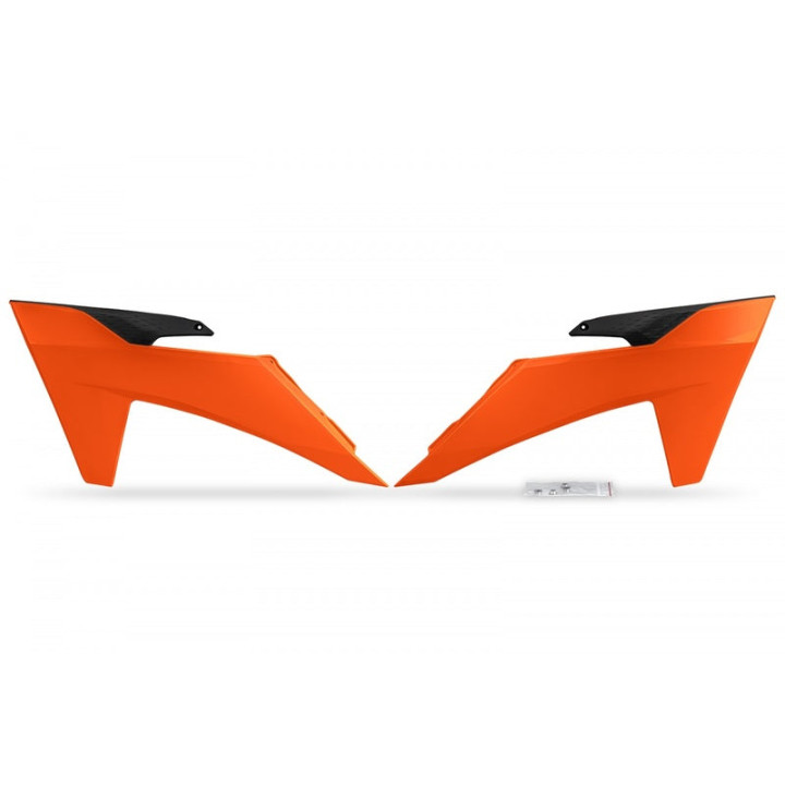 Ouïes de radiateur UFO KTM sx/sx-f orange | Oxmoto