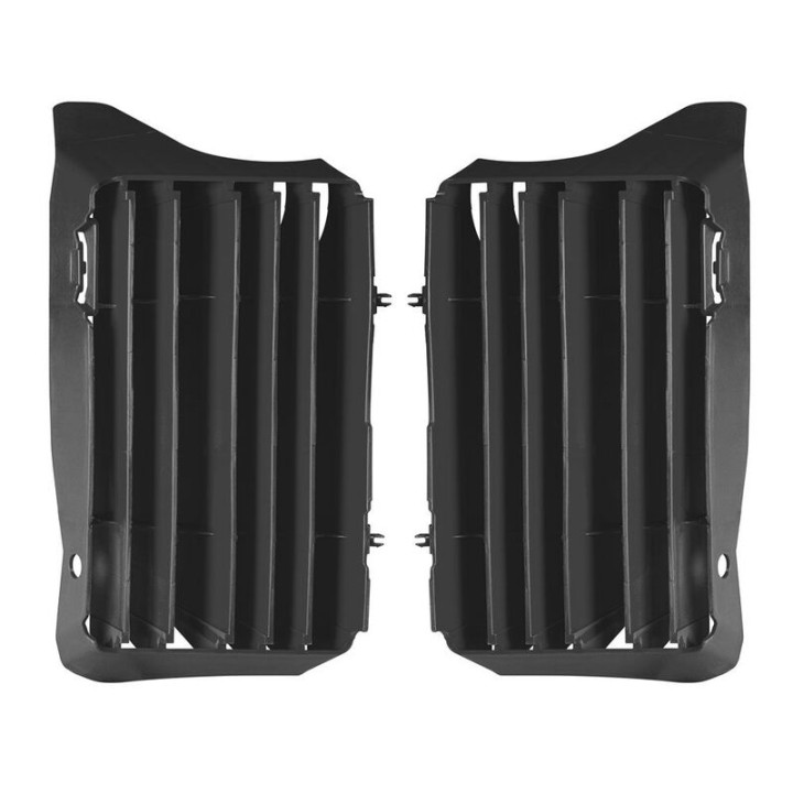 Ouïes de radiateur Racetech noir Honda CRF450R | Oxmoto