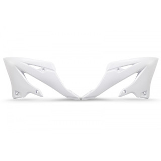 Ouïes de radiateur UFO blanc Yamaha YZ125/250 | Oxmoto