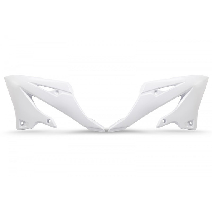 Ouïes de radiateur UFO blanc Yamaha YZ125/250 | Oxmoto