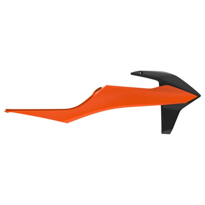 Ouies de radiateur Polisport orange/noir KTM | Oxmoto
