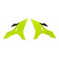 Ouïes de radiateur Racetech revolution jaune fluo Yamaha