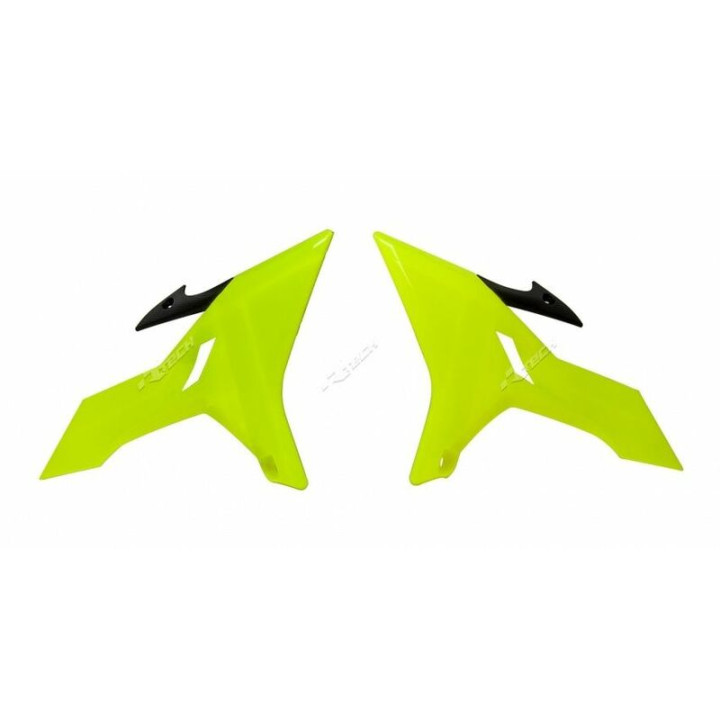 Ouïes de radiateur Racetech revolution jaune fluo Yamaha