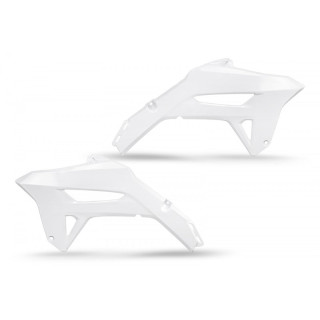 Ouies de radiateur UFO blanc Honda CRF450R | Oxmoto