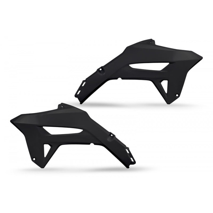 Ouies de radiateur UFO noir Honda CRF 450 R | Oxmoto