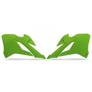 Ouïes de radiateur UFO - vert Kawasaki KX85 | Oxmoto