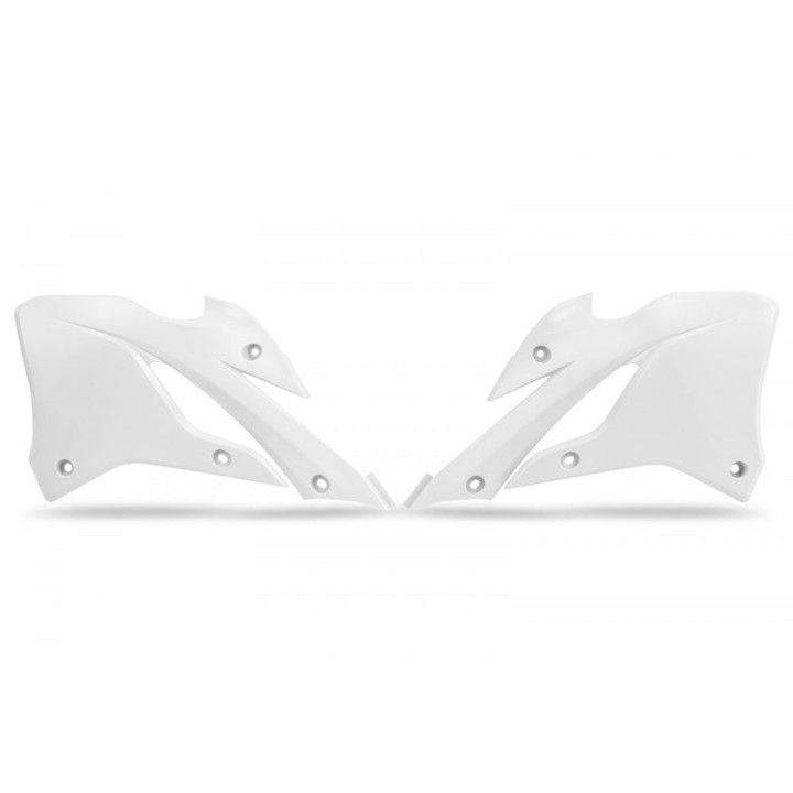 Ouïes de radiateur UFO blanc Kawasaki kx85 1109752003