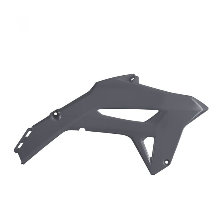 Ouies de radiateur Polisport gris nardo Honda CRF450R