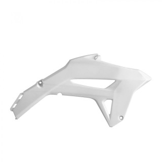 Ouies de radiateur Polisport blanc Honda CRF450R | Oxmoto