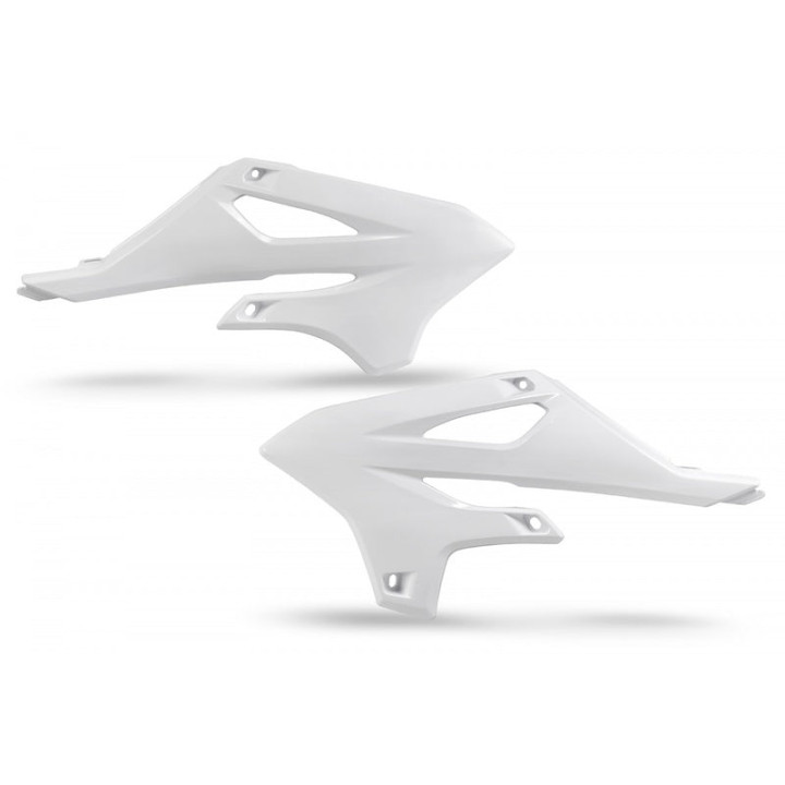 Ouïes de radiateur UFO blanc Yamaha yz85 | Oxmoto