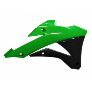 Ouïes de radiateur Racetech vert kx 85 | Oxmoto